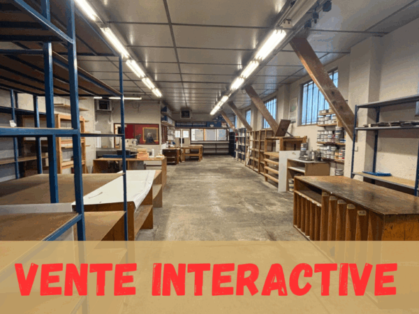 Vente interactive - Bâtiment commercial à saisir