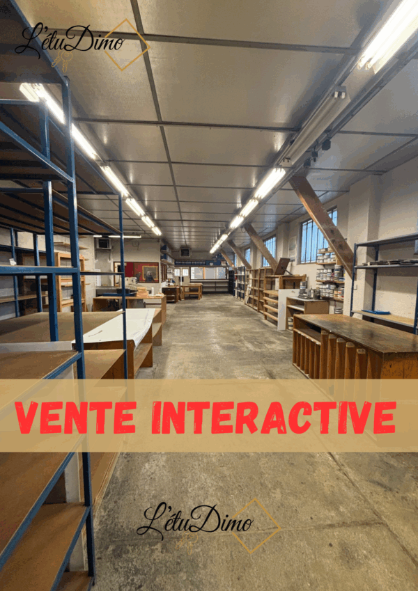 Vente interactive - Bâtiment commercial à saisir