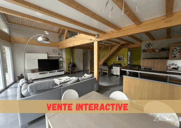 VENTE INTERACTIVE - MAISON DE 145 M2 AVEC 3 CHAMBRES