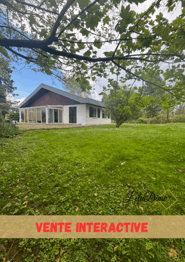 VENTE INTERACTIVE - Maison d'architecte avec parc sans vis à vis – Image 5