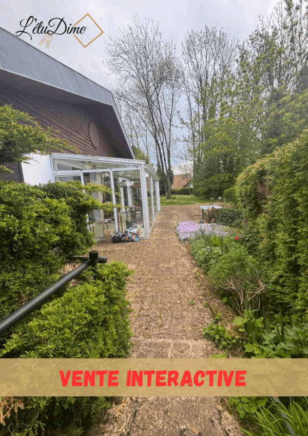 VENTE INTERACTIVE - Maison d'architecte avec parc sans vis à vis – Image 7