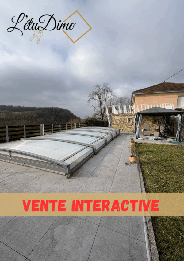 VENTE INTERACTIVE - Maison avec piscine creusée et vue dégagée – Image 10