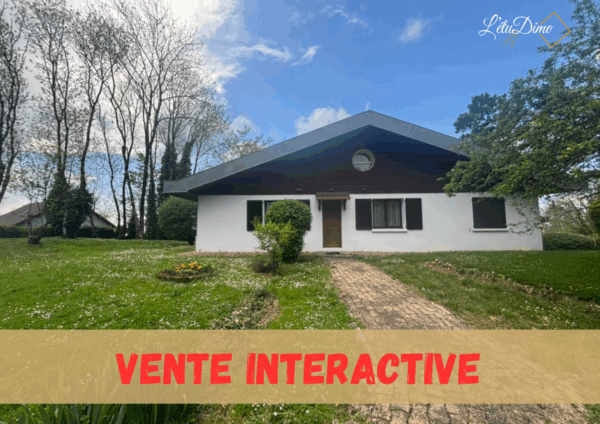 VENTE INTERACTIVE - Maison d'architecte avec parc sans vis à vis