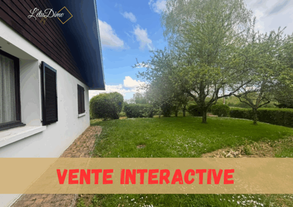 VENTE INTERACTIVE - Maison d'architecte avec parc sans vis à vis – Image 4