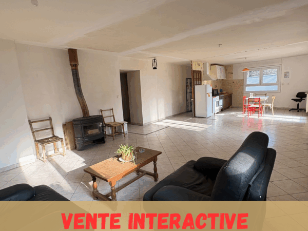 VENTE INTERACTIVE - Maison avec extérieur et dépendance
