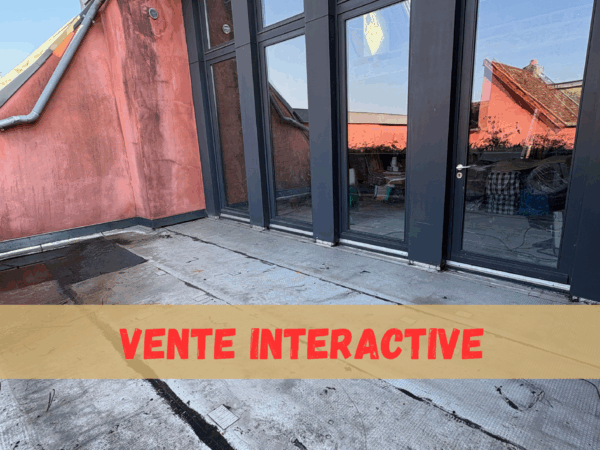 VENTE INTERACTIVE - Duplex à fort potentiel avec terrasse