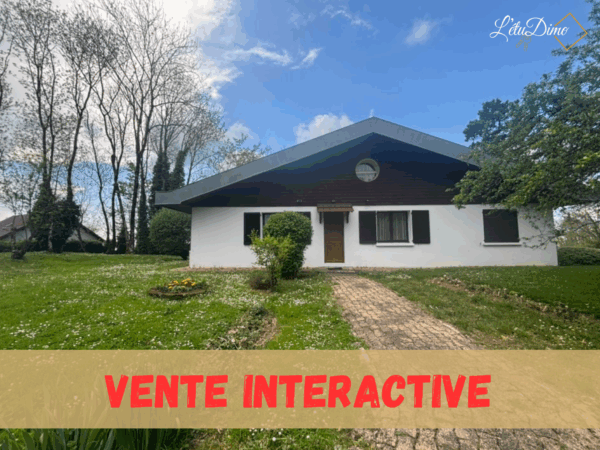 VENTE INTERACTIVE - Maison d'architecte avec parc sans vis à vis